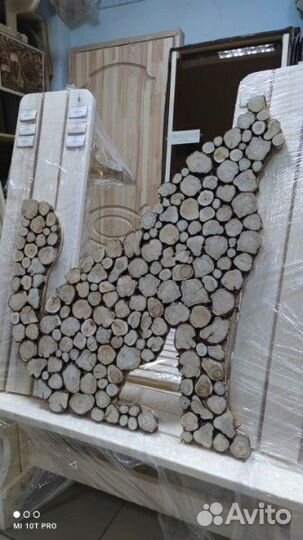 Панно из можжевельника 3D