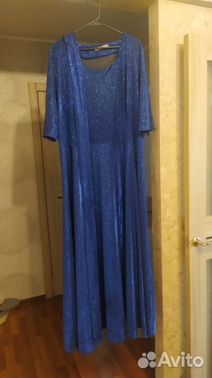 Вечернее платье в пол 60-62-64
