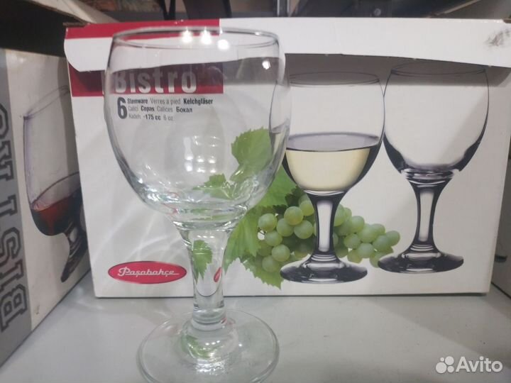 12 шт. Бокалы для виски, для вина