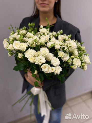 Роза кустовая, доставка роз, букет из розочек