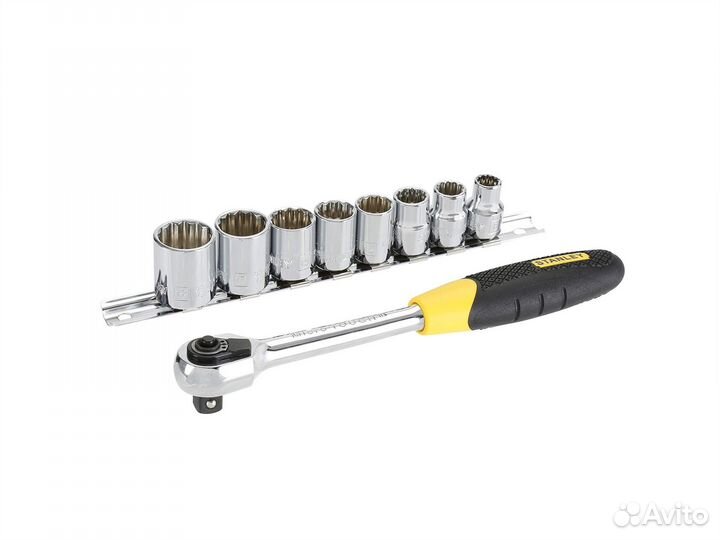 Набор Stanley - трещотка 3/8