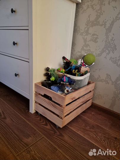 Деревянный ящик IKEA Кнагглиг