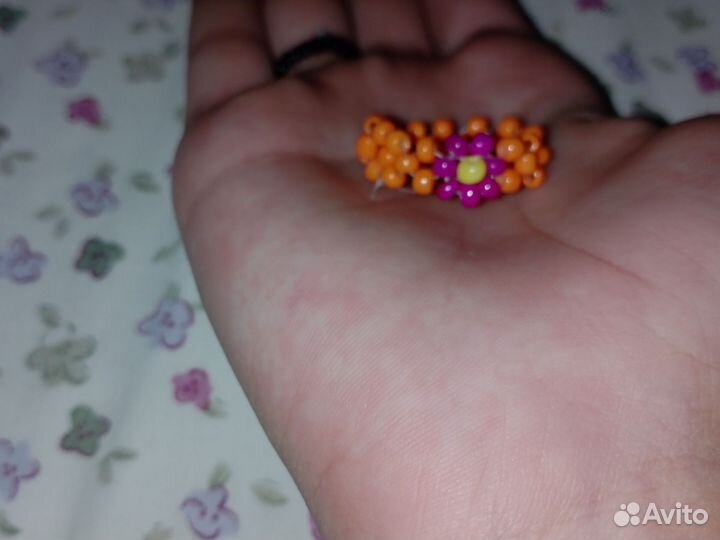 Колечки из бисер