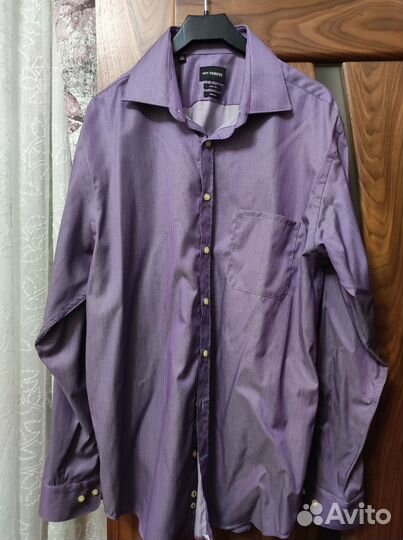 Продаются б\у рубашки в фиолетовых тонах 37-42