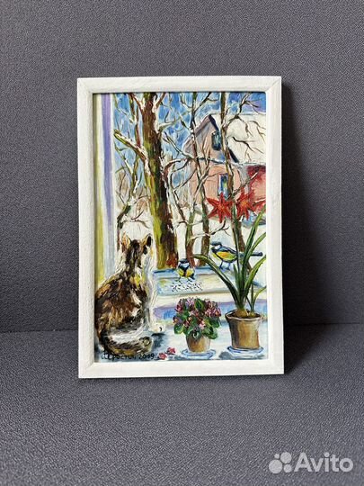 Картина «Свидание на крыше»