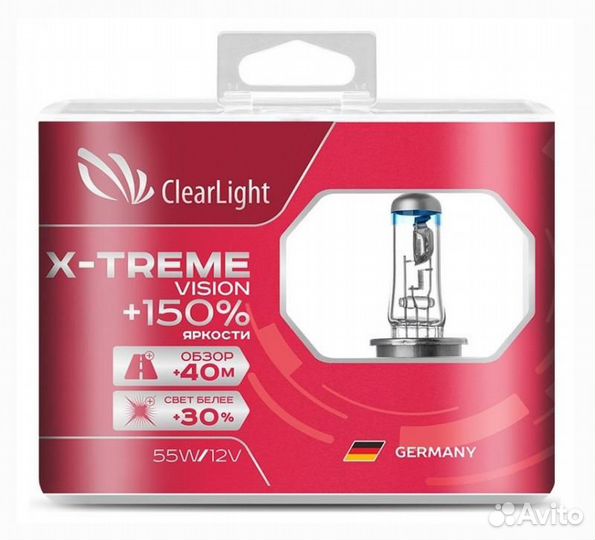 MLH11XTV150 К-т ламп h11 x-treme vision +150% 12v-55w (2 шт.)
