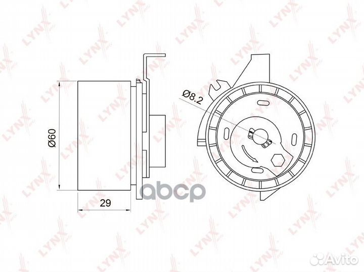 Ролик ремня грм ford/mazda maverick/tribute 00
