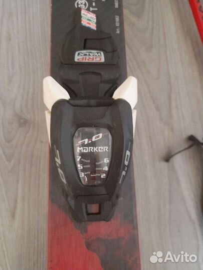 Горные лыжи + ботинки + палки