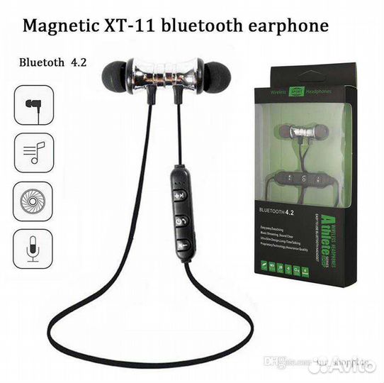 Беспроводные наушники Bluetooth XT11 (Новые)