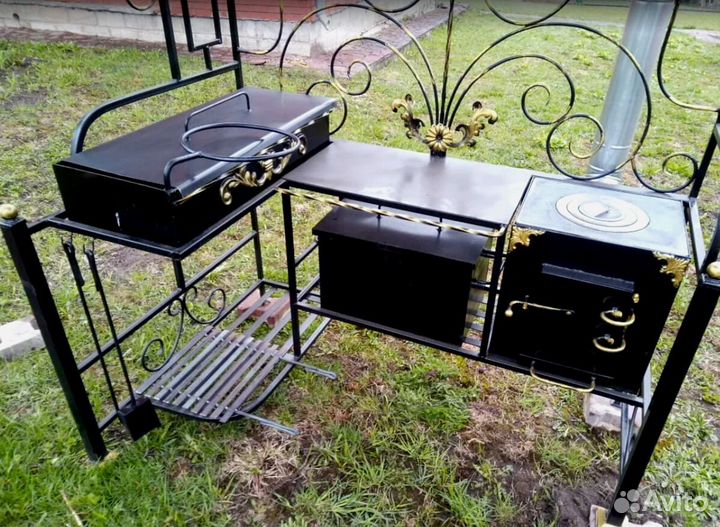 Мангал со столиком