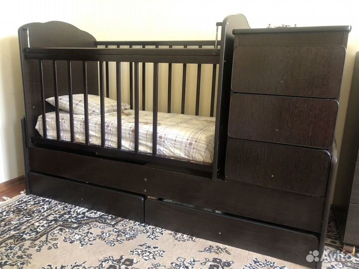 Кроватка трансформер детская