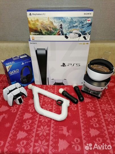 Sony playstation 5 новая с играми