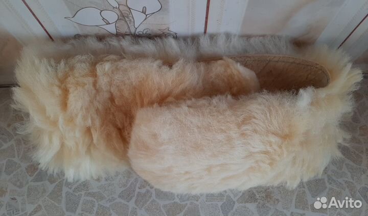 Меховая шкура воротник опушка овечья