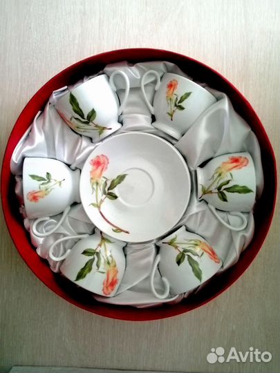 Чайно кофейный сервиз новый