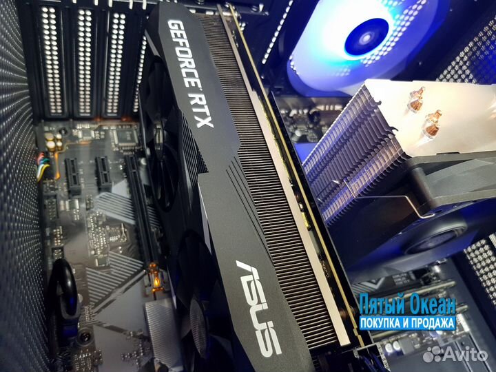 Игровой пк Ryzen 7 2700X, 16\512Gb, RTX 2070