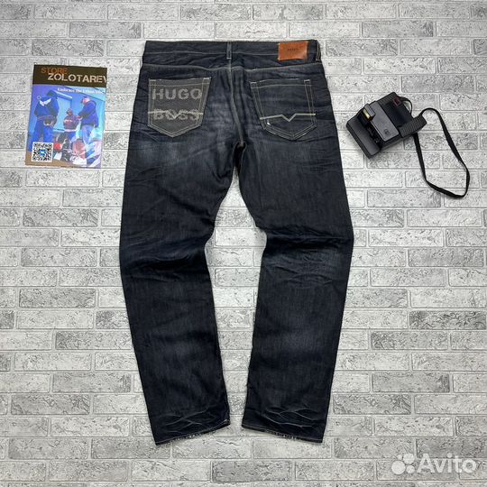 Рэп Джинсы Hugo Boss с Вышивкой Jeans