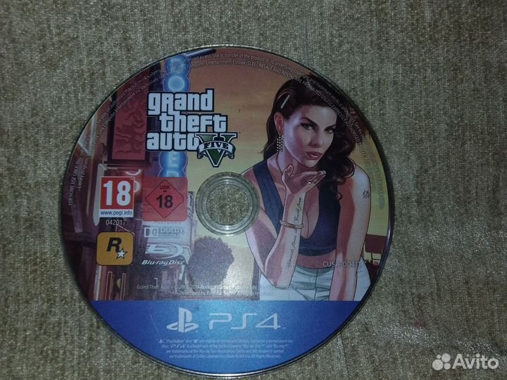 Диски на ps4 gta 5