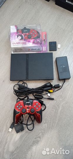 Playstation 2 slim scph-77008 (PAL) +20 Игр