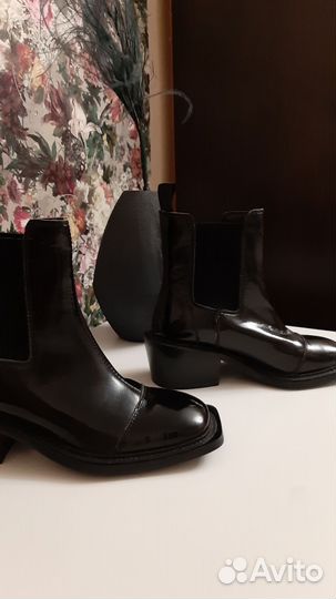 Ботильоны натуральная кожа 39