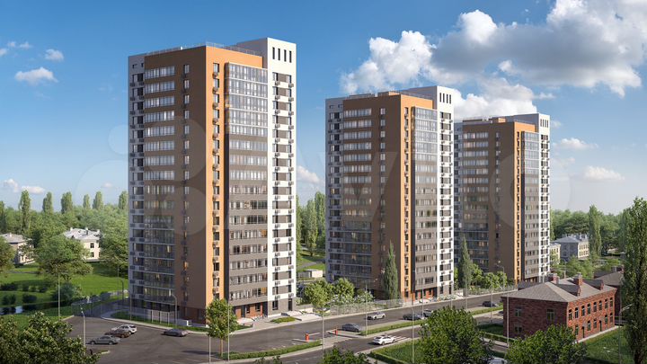 1-к. квартира, 43,9 м², 17/17 эт.