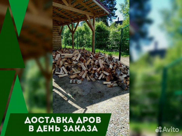 Дрова колотые березовые