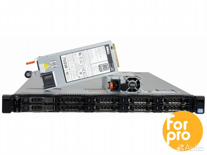 Сервер dell R620 10SFF 2xE5-2630 64GB, H710p