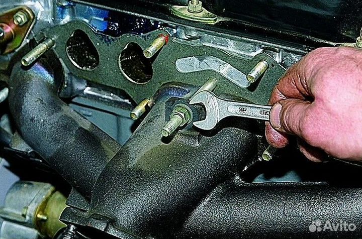 Замена выпускн.коллект. Ford Focus II Рест.2007-11