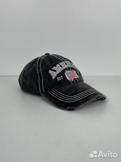 America Distressed Vintage Cap Carhartt Karl Kani
