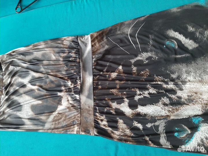 Платье с леопардовым принтом