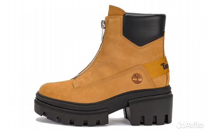 Timberland Women's Everleigh Front-Zip Boot 'Wheat' (37)