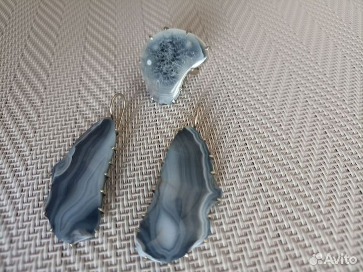 Набор кольцо и серьги