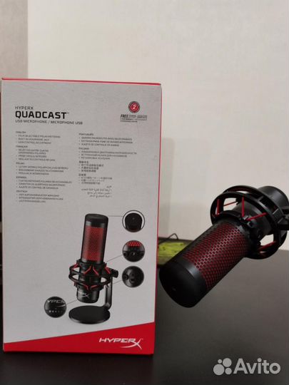 Микрофон hyperx quadcast