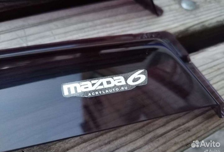 Дефлекторы окон mazda 6