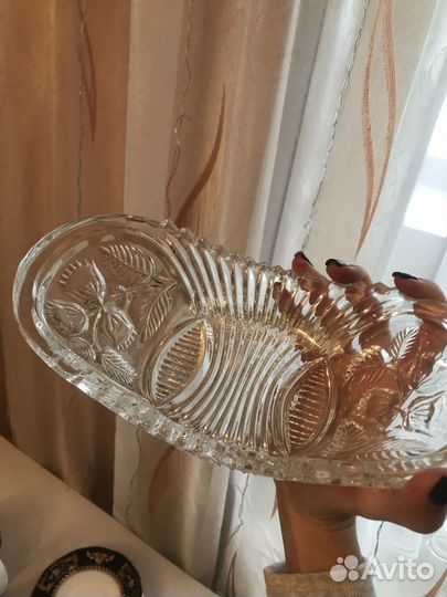 Салатник хрустальный
