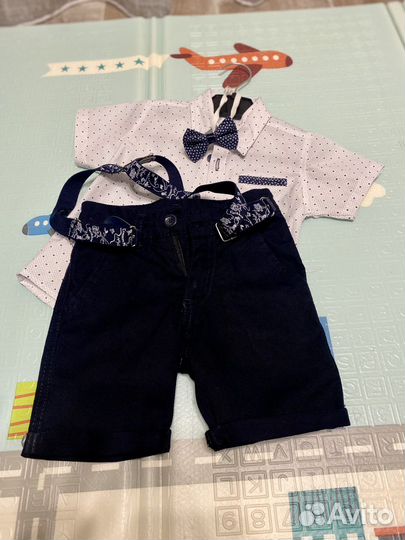 Шорты+рубашка+галстук на 1год состояние нового