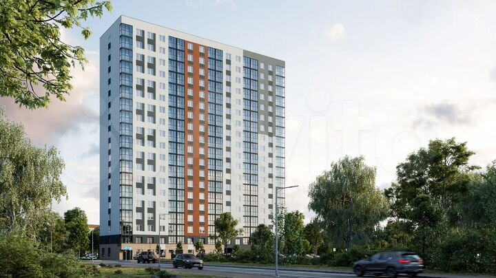 3-к. квартира, 52,8 м², 11/19 эт.