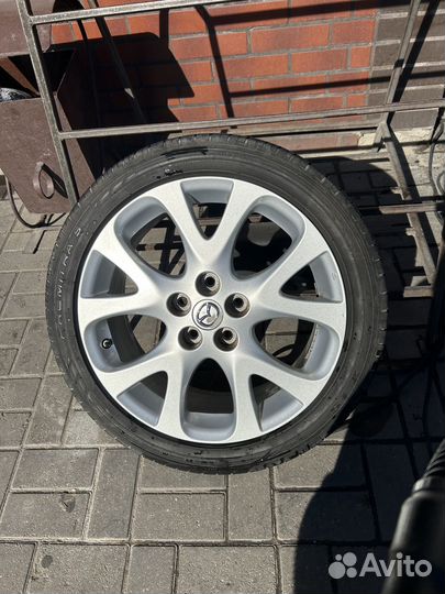 Летняя резина R18 на дисках Mazda