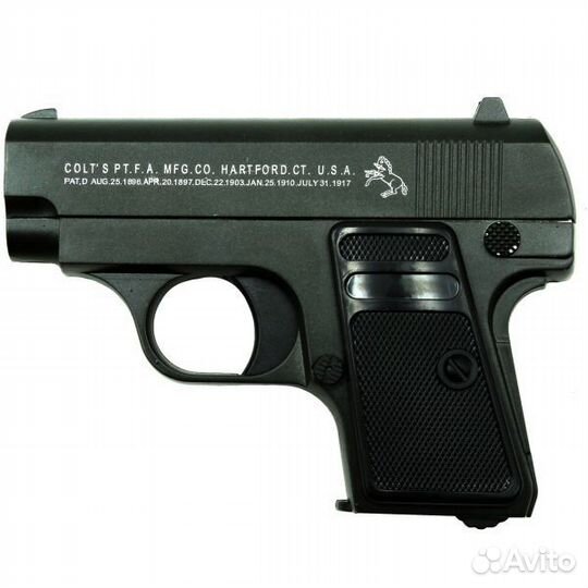 Пистолет детский с пульками Colt Mini C1 (металл)