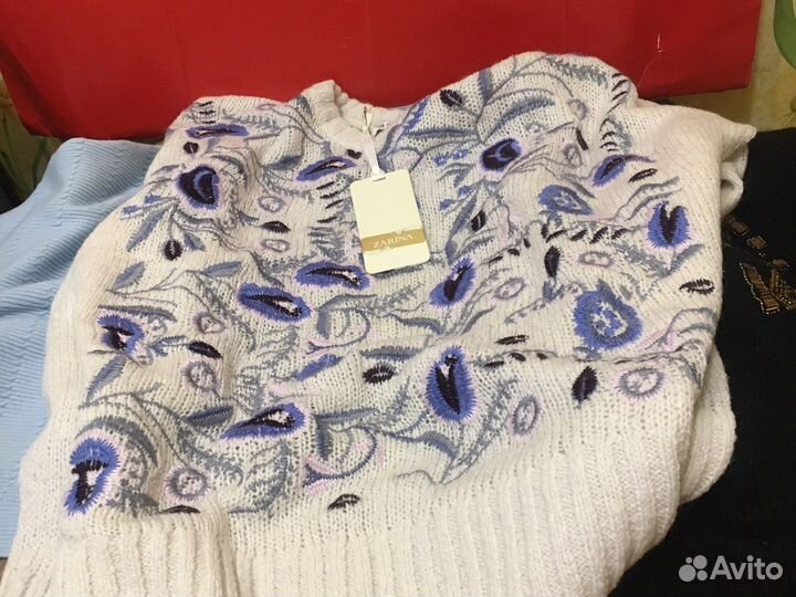 Свитер Zarina, мохеровый полувер и летучая мышь