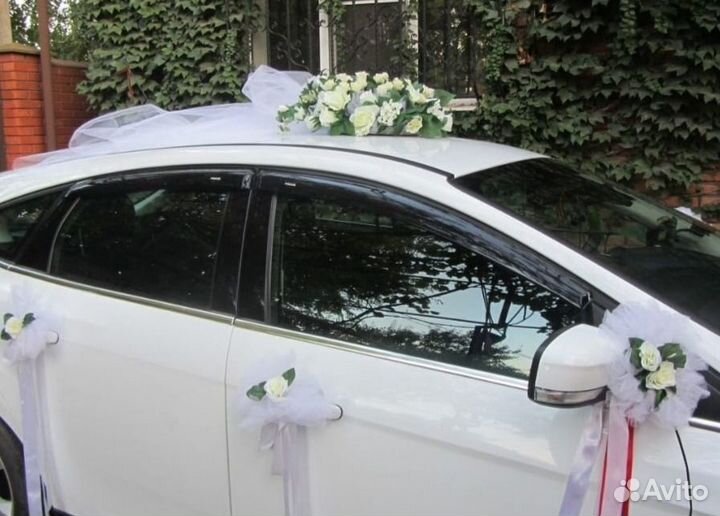 Украшения на машину (свадебное)
