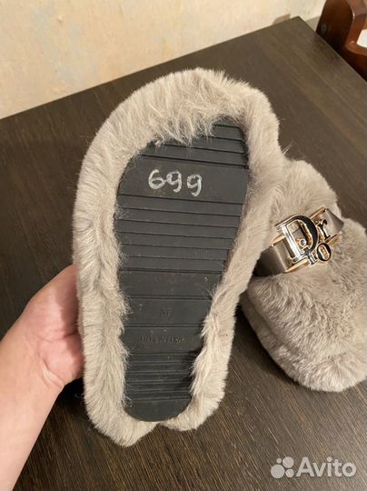 Женские домашние тапочки 37 размер