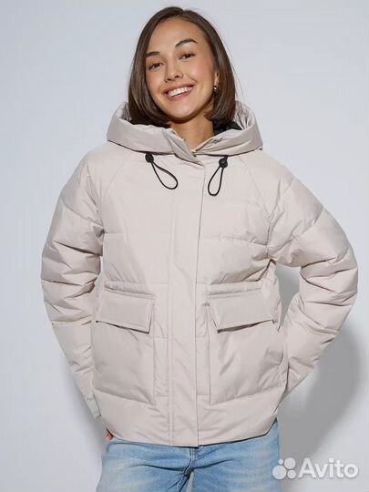 Новая Куртка демисезонная с капюшоном короткая