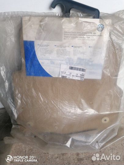 Коврики комплект задние Volkswagen Polo 2002