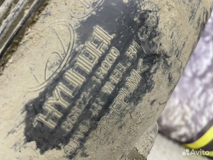 Брызговик задний правый Hyundai Solaris Солярис