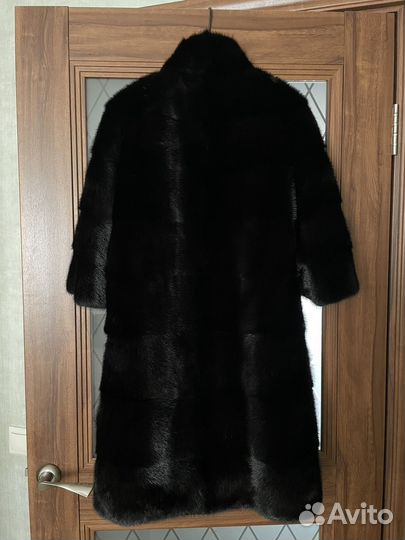Шуба норковая 42 44 черная