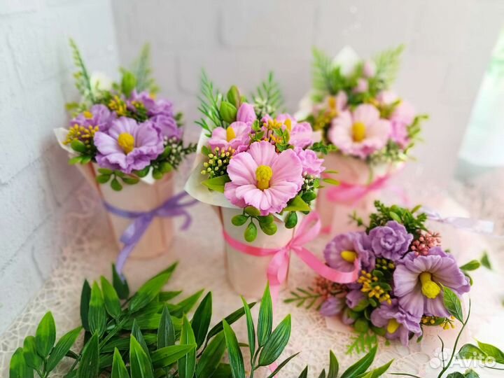 Букет из мыла ручной работы