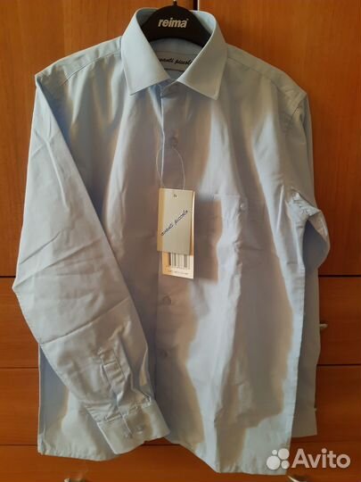 Нов. с биркой голубая рубашка Avanti piccolo