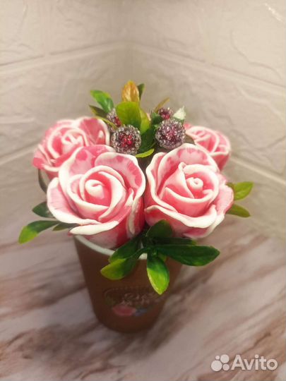 Букет из мыла ручной работы