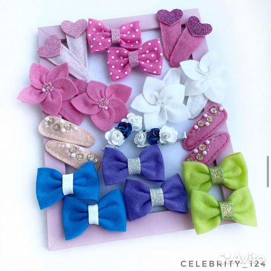 Детские заколки, повязки