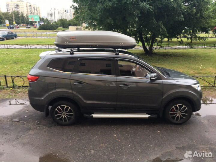 Автобокс на крышу 510 литров объем серый